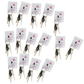 Kuber Industries Hooks for Wall|Superior Quality ABS|Durable & Rust-Proof|Easy to Install Self Adhesive Hook|Wall Hooks for Doors & Closets|KR-16|Pack of 20|Transparent